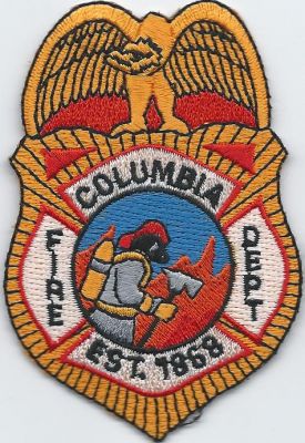 columbia fd - hat patch ( TN )
