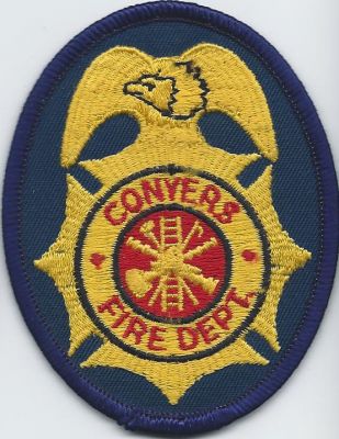 conyers fd  hat patch - rockdale county ( GA ) 
