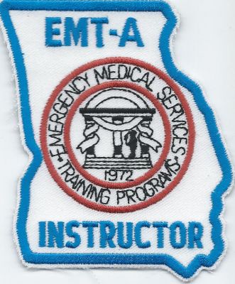 state of ga EMT-A instructor 
