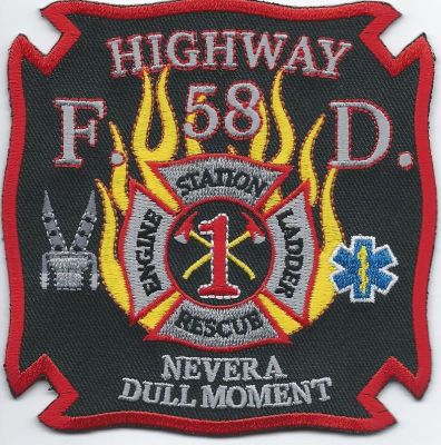 highway 58 fire dept - sta 1 - hamilton co. ( TN ) V-2 
Station 1 has 16 firefighters , with 1 Lt. , 1 Captain.
