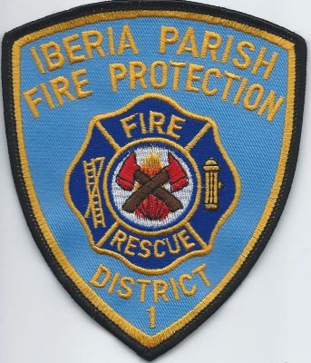 iberia parish fire rescue - district 1 ( LA )
