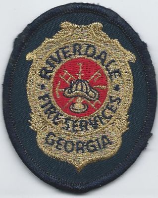 riverdale fire services - hat patch ( GA ) V-1
