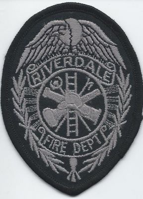 riverdale fire service - hat patch ( GA ) V-4
